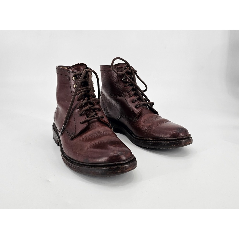 Frye Brown James Lace Up Boots, Men's Size 7B 3474593-CHO